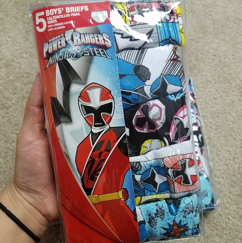 Power Rangers Boy's Brief Underwear